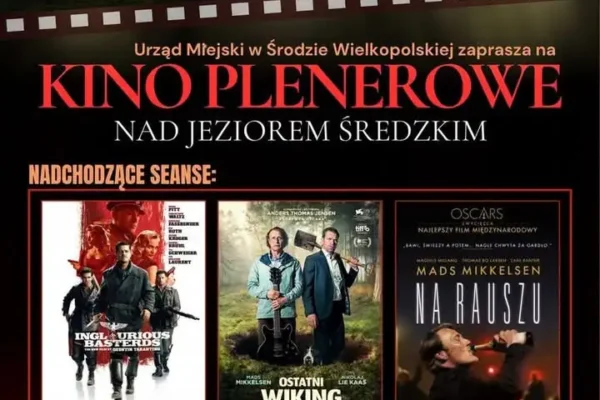 Kino plenerowe nad jeziorem średzkim: dziś „Na rauszu”, wczoraj „Ostatni wiking”