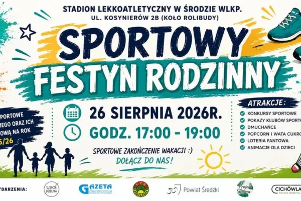 Sportowy Festyn Rodzinny w Środzie Wielkopolskiej – zakończenie wakacji na sportowo