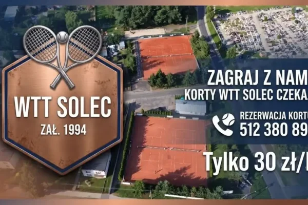 Korty tenisowe w Solcu – zagraj już dziś!
