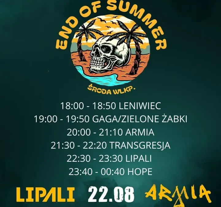 End of Summer 2026 w Środzie Wielkopolskiej: koncerty nad jeziorem już w sobotę