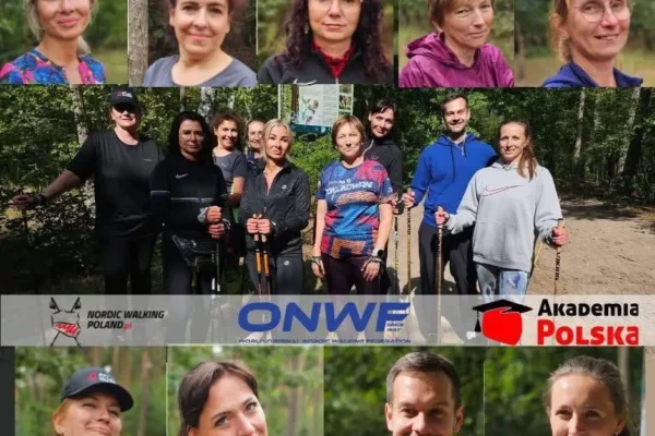 Bezpłatne treningi nordic walking dla seniorów w Łęknie – start po 17 sierpnia