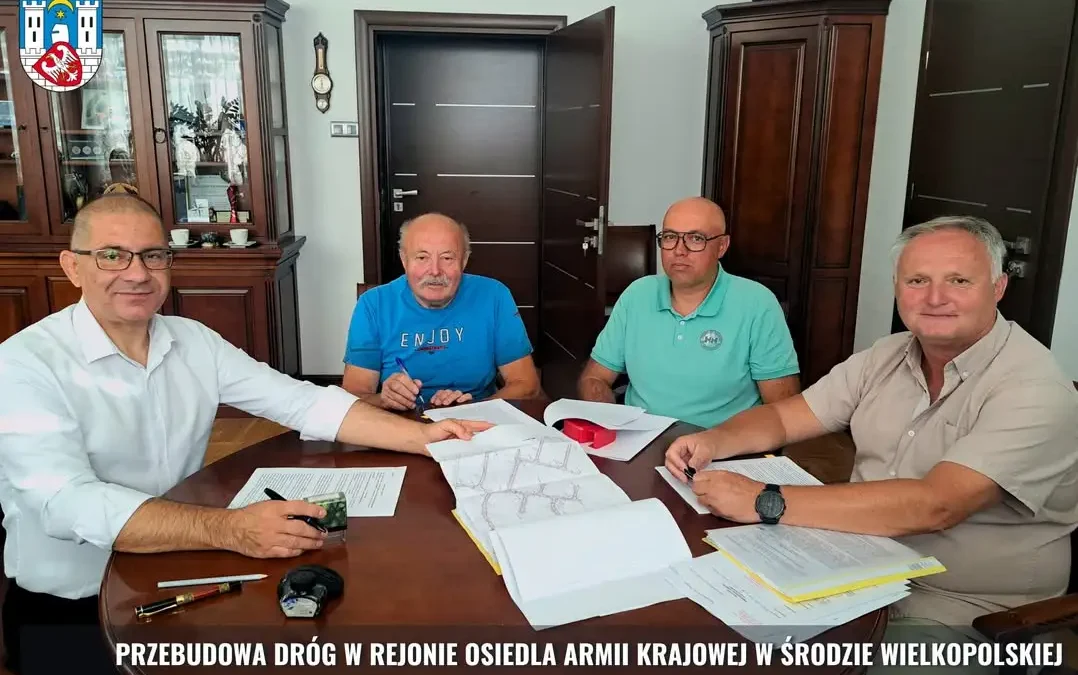Przebudowa 11 ulic na Osiedlu Armii Krajowej w Środzie Wielkopolskiej – podpisano umowę