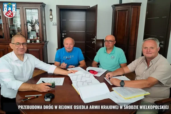 Przebudowa 11 ulic na Osiedlu Armii Krajowej w Środzie Wielkopolskiej – podpisano umowę