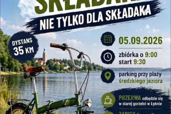 Ostatni w tym roku Rajd Składaka – 35 km w sobotę 5 września