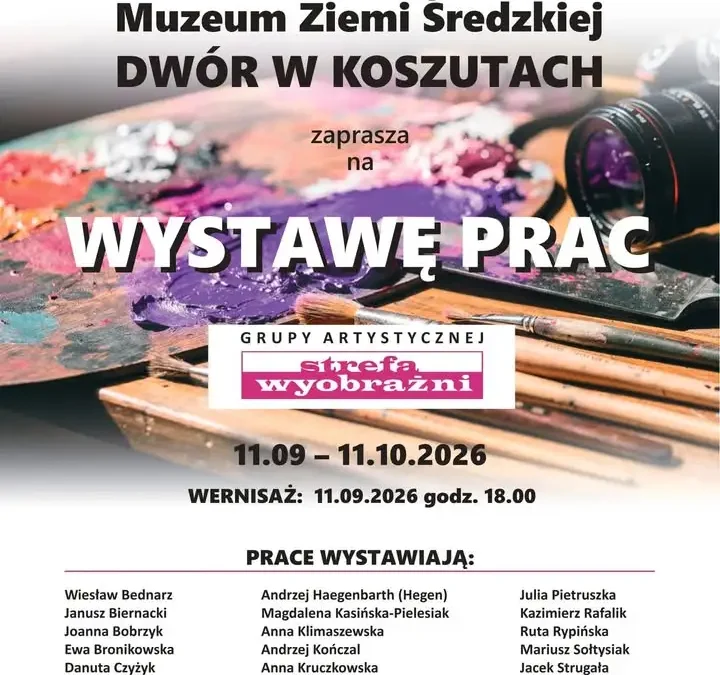 Wernisaż grupy Strefa Wyobraźni w Muzeum Ziemi Średzkiej