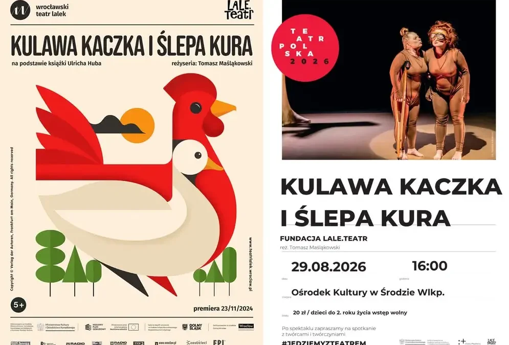 Teatralne zakończenie wakacji w Środzie Wlkp. – spektakl dla dzieci i dorosłych