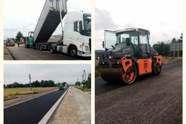 Postęp prac na drodze wojewódzkiej nr 432 – trwa układanie podbudowy i przygotowania do warstwy ścieralnej
