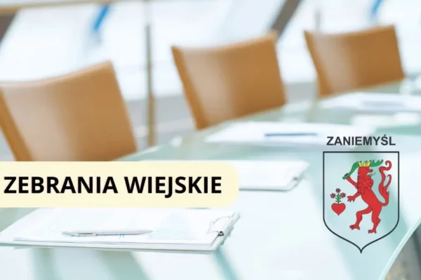 Zebrania sołeckie w gminie Zaniemyśl – harmonogram na wrzesień 2026