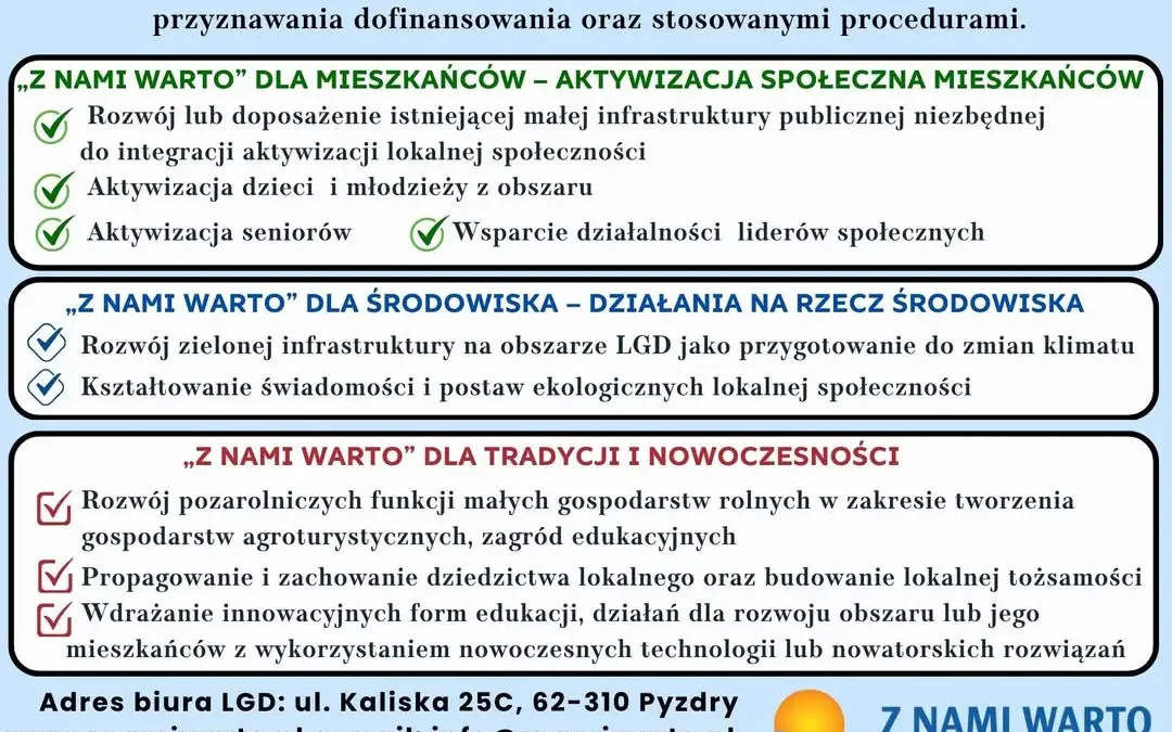 LGD „Z Nami Warto” zaprasza do zapoznania się z Lokalną Strategią Rozwoju na lata 2023–2027