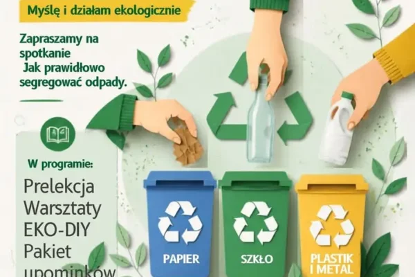 Gmina Zaniemyśl zaprasza na ekologiczne spotkanie o segregacji odpadów