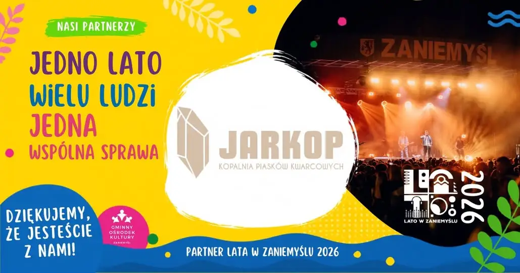 Lokalna firma JARKOP wspiera plażę w Zaniemyślu