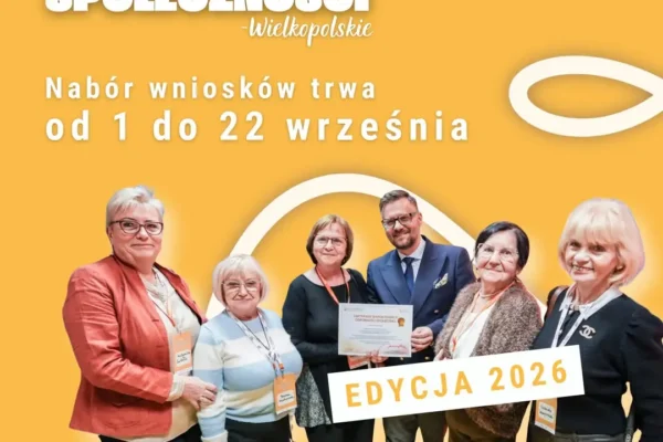 Nabór wniosków w konkursie Moc Małych Społeczności – do 10 tys. zł dla organizacji z Wielkopolski