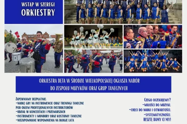 Orkiestra Dęta w Środzie Wielkopolskiej ogłasza nabór nowych członków