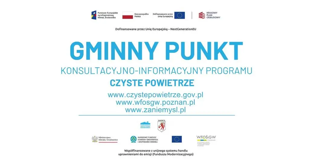 Gmina Zaniemyśl ostrzega przed oszustami podszywającymi się pod program „Czyste Powietrze”