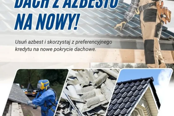 Preferencyjny kredyt na wymianę dachu po azbeście – wsparcie z WFOŚiGW w Poznaniu