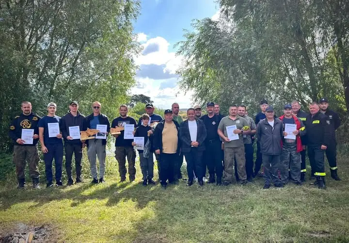 II Zawody Wędkarskie OSP w Osieku: sukces druhów z Nowego Miasta nad Wartą