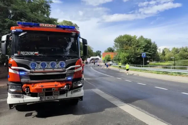 OSP Pieczkowo zabezpieczało III Bieg im. Powstańców Miłosławskich