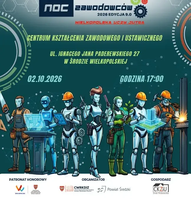Noc Zawodowców 9.0 w Środzie Wielkopolskiej – HIPOLIT zaprasza 2 października