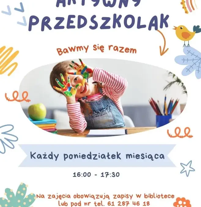 Aktywny Przedszkolak w bibliotece – start zajęć dla najmłodszych