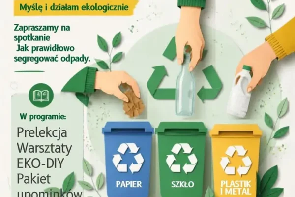 Warsztaty ekologiczne w gminie Nowe Miasto nad Wartą – jak prawidłowo segregować odpady?