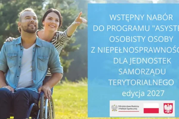 Nowe Miasto nad Wartą: OPS zbiera zgłoszenia do programu asystencji osobistej na 2027 rok