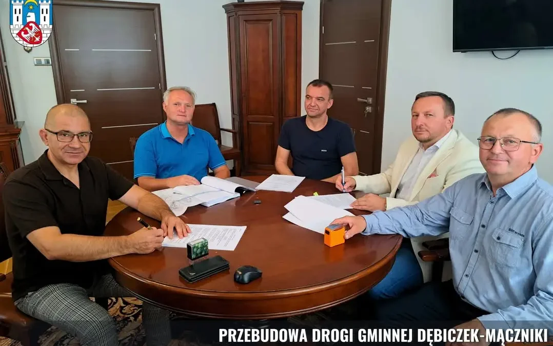 Rusza przebudowa drogi gminnej Dębiczek-Mączniki. Umowa podpisana