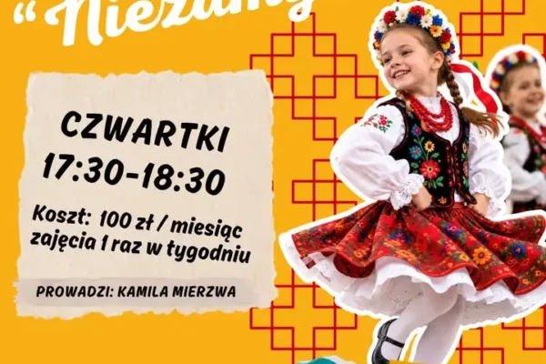 Darmowe zajęcia pokazowe tańca ludowego i w kręgu w Zaniemyślu – 24 września