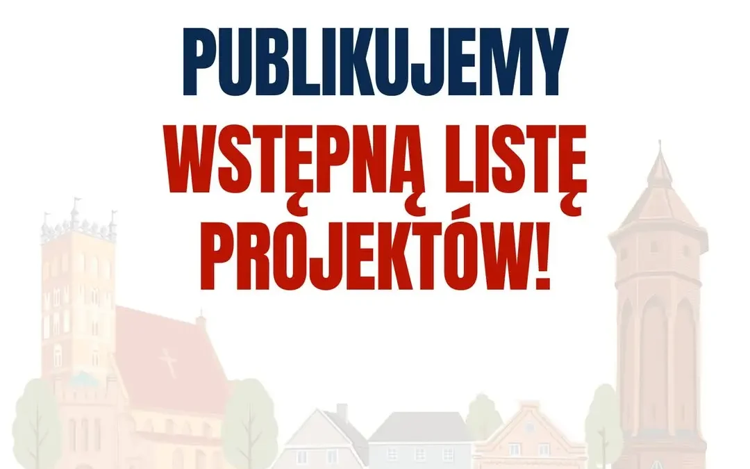 Budżet Obywatelski Gminy Środa Wielkopolska 2027: wstępna lista ocenionych projektów