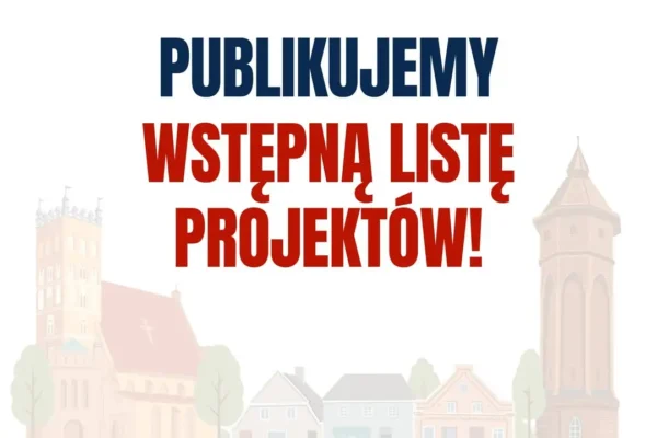 Budżet Obywatelski Gminy Środa Wielkopolska 2027: wstępna lista ocenionych projektów