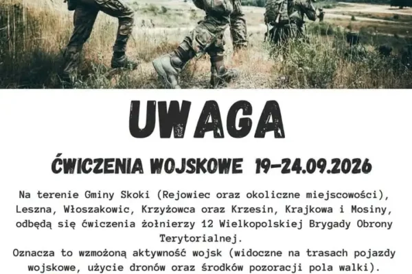 Ćwiczenia wojskowe 12 WBOT w Wielkopolsce. Apel o niepublikowanie lokalizacji wojsk