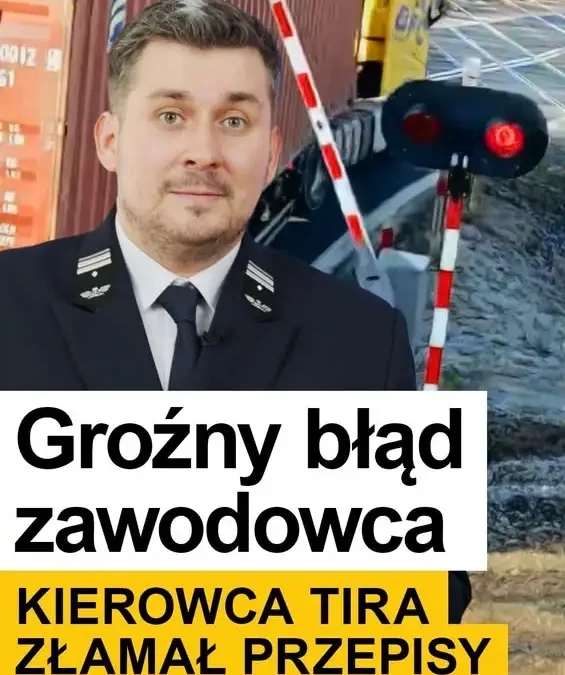 PKP apeluje: czerwone światło na przejeździe kolejowym to bezwzględny nakaz zatrzymania