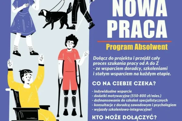 „Twoja Nowa Praca” – nowy projekt dla absolwentów z niepełnosprawnościami ze Środy Wielkopolskiej