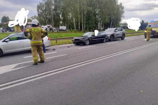Zdarzenie drogowe na DK11 w Nowym Mieście nad Wartą – interwencja OSP