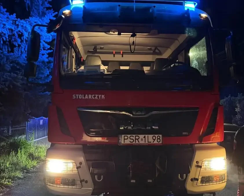Fałszywy alarm E-Call w Komorzy. Strażacy z Nowego Miasta nad Wartą sprawdzili zgłoszenie