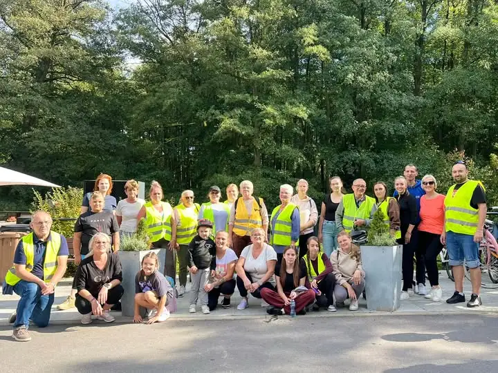 Rajd rowerowy z KGW Klęka – strażacy z OSP Klęka na trasie