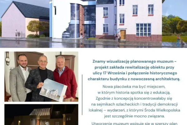 Środa Wielkopolska z nowym muzeum – znamy wizualizację planowanej placówki