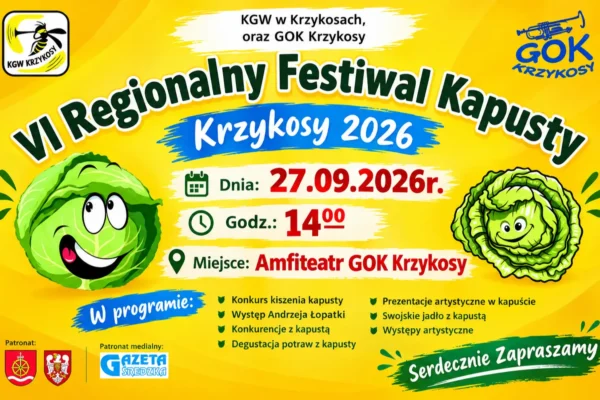 VI Regionalny Festiwal Kiszenia Kapusty – święto tradycji i smaku