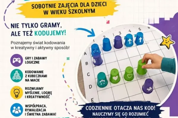 Zakodowana sobota w bibliotece w Nowym Mieście nad Wartą – zajęcia dla dzieci