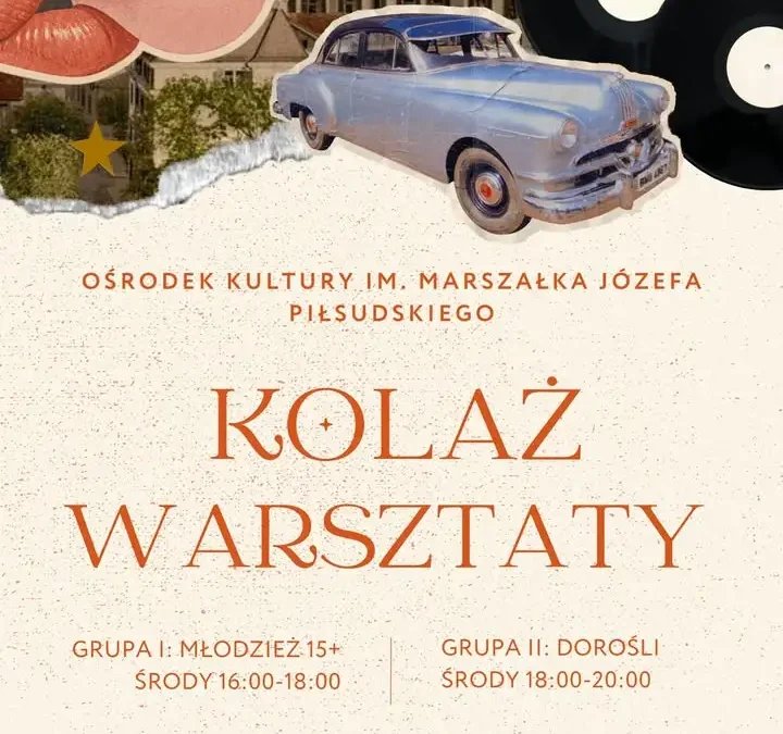 Warsztaty kolażu w OK Środa – zapisy już otwarte