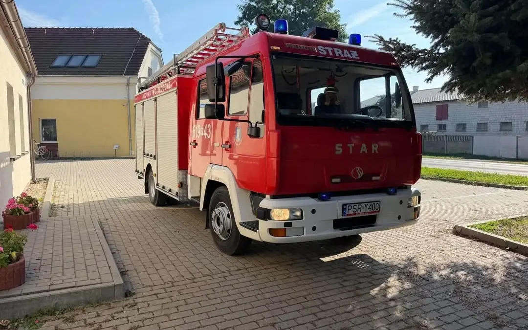Strażacy z OSP Nowe Miasto nad Wartą usuwali gniazdo agresywnych owadów w Boguszynie