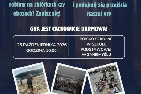 Gra miejska „Poznaj Bliżej Harcerstwo!” w Zaniemyślu – zapisz swoją drużynę