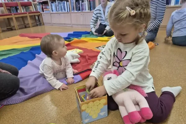 Jesienne spotkanie Grupy Zabawowej w bibliotece w Nowym Mieście nad Wartą