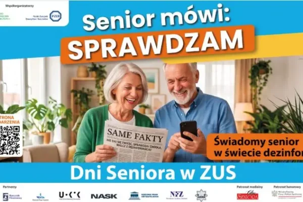 Dni Seniora z ZUS w Środzie Wielkopolskiej – dyżury telefoniczne i porady ekspertów
