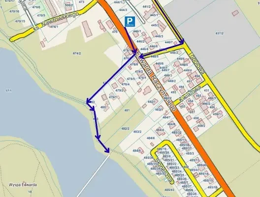 Wyspa Edwarda w Zaniemyślu: gdzie zaparkować? Nowa mapa parkingów