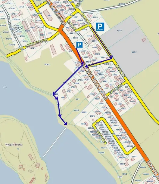 Wyspa Edwarda w Zaniemyślu: gdzie zaparkować? Nowa mapa parkingów