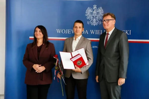Ratownik medyczny ze Środy Wielkopolskiej odznaczony Medalem im. Witolda Celichowskiego