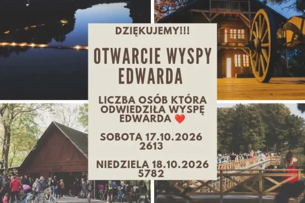 Wyspa Edwarda w Zaniemyślu przyciągnęła tłumy – 8 395 osób w dwa dni