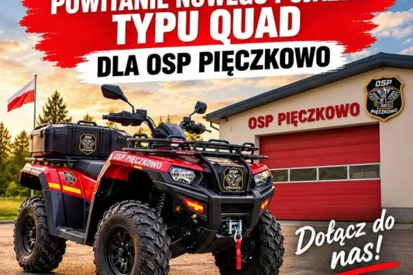 OSP Pięczkowo zaprasza na powitanie nowego quada – 28 października 2026