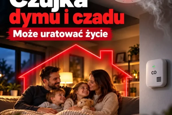 Czujka dymu i czadu – małe urządzenie, które ratuje życie. Sezon grzewczy rozpoczęty