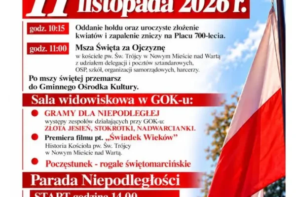 Gminne obchody Narodowego Święta Niepodległości w Nowym Mieście nad Wartą